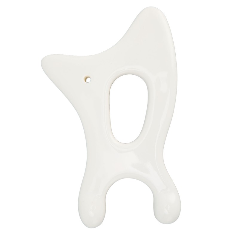 Ceramic Gua Sha Scraping Tool Ergonomic Rounded Edges Gua Sha