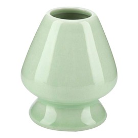 Samfox Chasen Holder, Matcha Whisk Stand, Ceramic Holder for Bamboo Matcha Chasen Stand for Tea Service Accessories (Green)