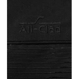 All-Clad Silicone Oven Mitts: Heat Resistant up to 500 Degrees - 100% Cotton & Silicone, 14"x7" Oven Mitt for Kitchen and Barbecue, 2-Pack, Black