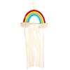 Zerodeko Rainbow Hairpin Organizer for Girls Wall-mounted Storage Belt for