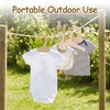 12Pack Wooden Baby Clothes Hangers, 9inch Baby Wooden Hangers for