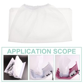 Lurrose 5pcs Nails Dust Collector Bags Non- Woven Nail Art Dust Suction Collector Packs Replacement Bag for Nail Salon Vaccum Cleaner