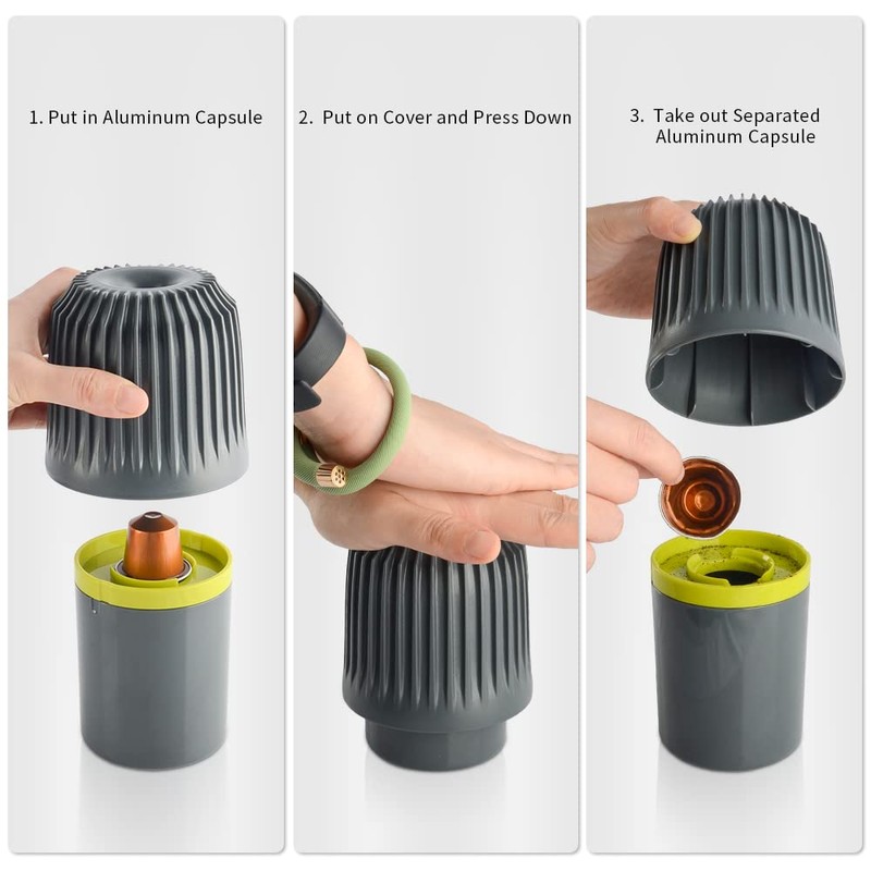 Aluminum Coffee Capsules Recycling Box - CAFEMASY Coffee Pods Recycler