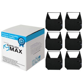 SuppliesMAX Compatible Replacement for CPT 490171-000 Black Typewriter Correctable Ribbons (6/PK) - Replacement to Brother 7020/7220 / 7420
