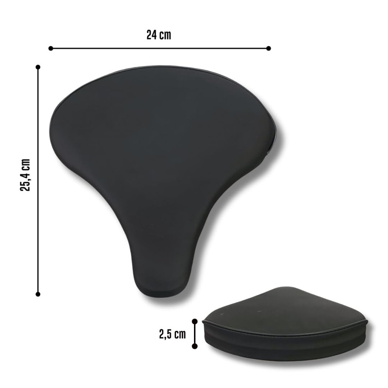 Sella di Ricambio per Cyclette a 3 Viti Ergonomica Comoda