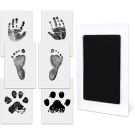 TATUNER Baby Hand and Footprint Kit Inkless - Mess Free Ink Pad, Paw Print Kit for Dogs and Cats, Safe Clean Touch Ink Pads for Newborn Handprints