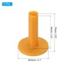 PATIKIL 2.8" Rubber Golf Tees Set of 3 Ball Holder