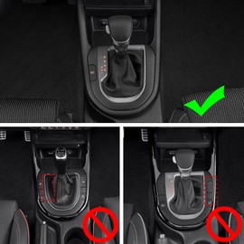 AOKIO Compatible with 2019 2020 2021 2022 2023 2024 Kia Forte LX LXS Accessories Center Console Gear Shift Panel Cover Trim (Not for GT GT-Line and GT Manual)
