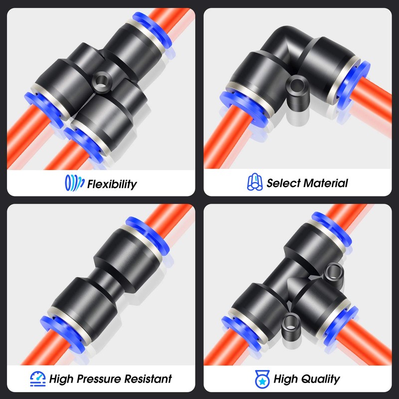 TAILONZ PNEUMATIC Orange 4mm or 5/32 inch OD 2.5mm ID