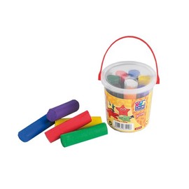 Happy People 63214 Knete-Eimer, Mehrfarbig, 8 x 65 Gramm