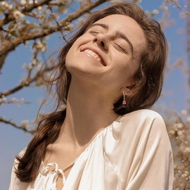 Madison Tyler 6Pcs Valentine's Day Earrings | Rhinestone Pink Heart Pearl Stud Earrings for Women | Valentine's Day Wedding Birthday Jewelry Gift, Zinc, Rhinestone