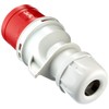 UNITEC 40578L CEE Plug 32 A, Loose, Red