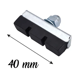 Powersell V-Brake Bremsbeläge 40 mm, Bremsbeläge mit Schrauben, Bremsklötze für Vintage- und Vintage-Fahrräder, Rennrad, V-Bremsschloss für Rennrad, Mountainbike