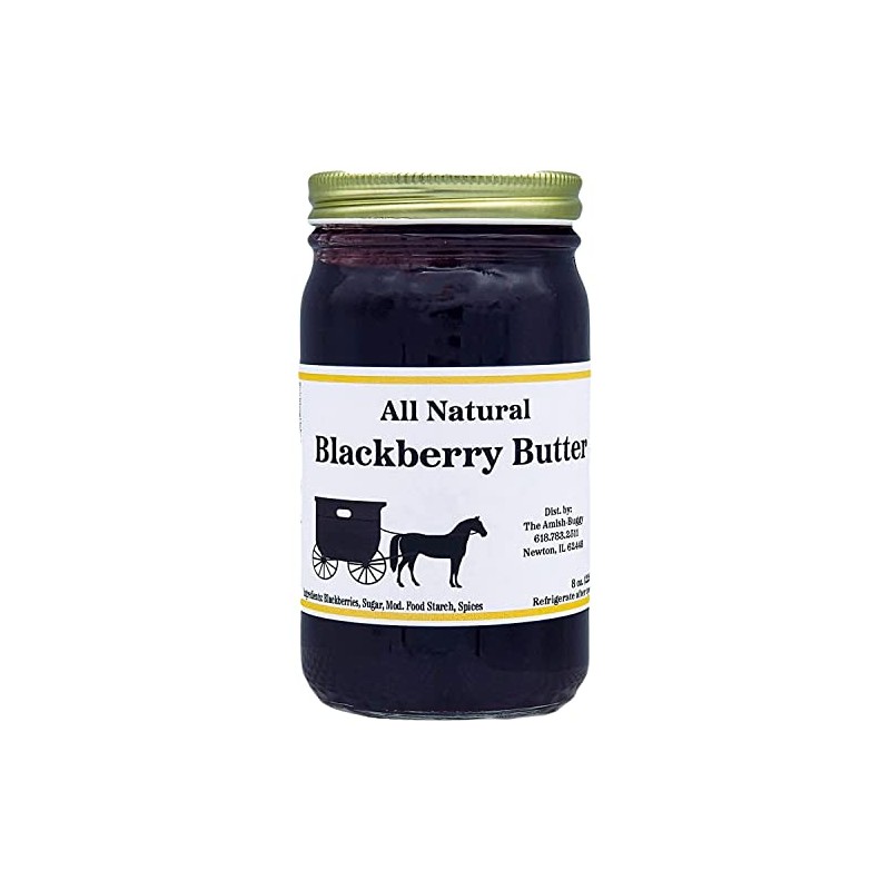 All Natural Fruit Butters 8 oz. (Blackberry (3 Jars))
