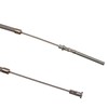 Motoflex rear brake cable, grey, new version (cast aluminium brake