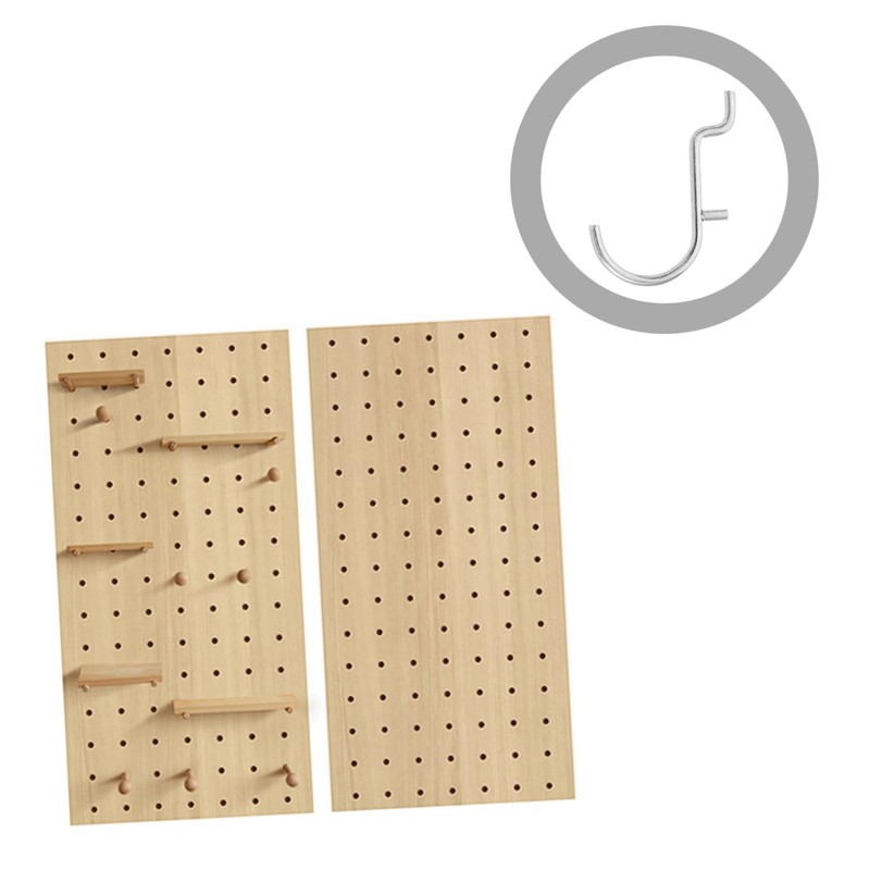 Operitacx 10pcs Heavy Duty Metal Pegboard Hooks Durable Storage Hooks