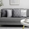 Set of 4 Luxton Home Decoration Grey Cushion Covers, Soft