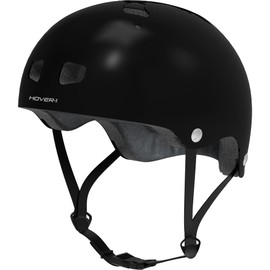 Hover-1 Sport Helmet | Hardshell Helmet with Lightweight Design, Inner Soft Padding for Comfort, Removable and Washable Liner, Medium, Black