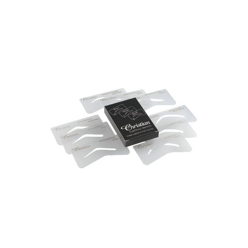 Christian Cosmetics MSS 9-Piece Set of Eyebrow Stencils