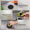 Hibbent Kitchen Sink Plug,Kitchen Sink Strainer and Stopper Combo, All
