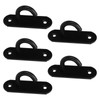 5pcs Ceiling Hook Pad Thickened Black Stainless Steel Baking Painting