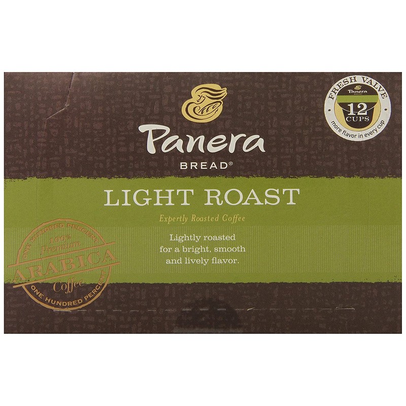 Panera Bread Coffee, Light Roast, 12 Count
