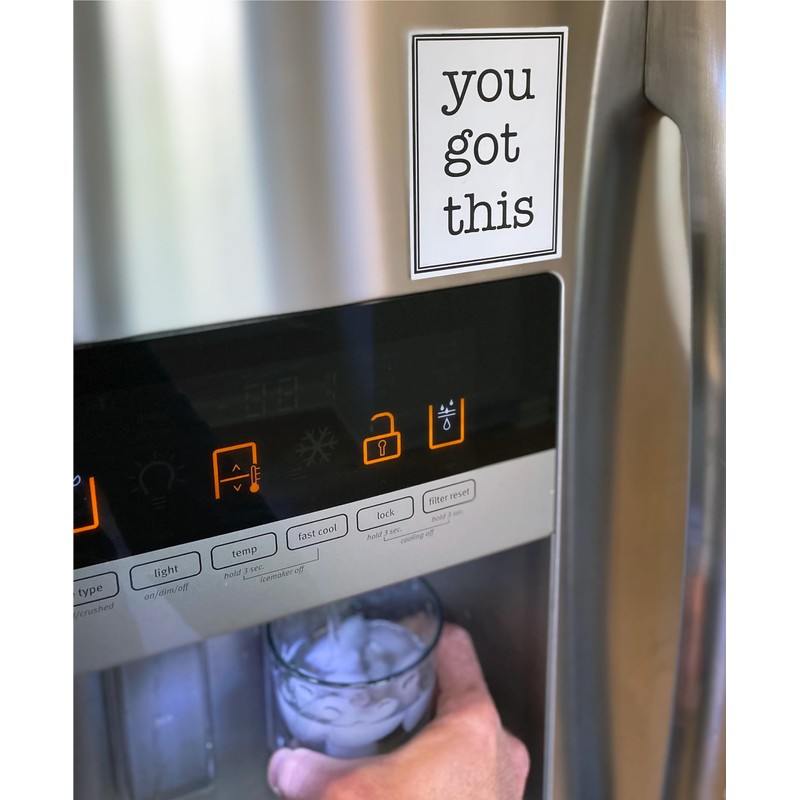 Inspirational You Got This Magnet, Positive Affirmation Stickers, Motivational Wall