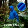 TideWe Rain Suit, Waterproof Breathable Lightweight Rainwear (Blue Size L)
