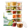 ecoZo 16 oz. Food Storage Containers with Lids [50 Sets]