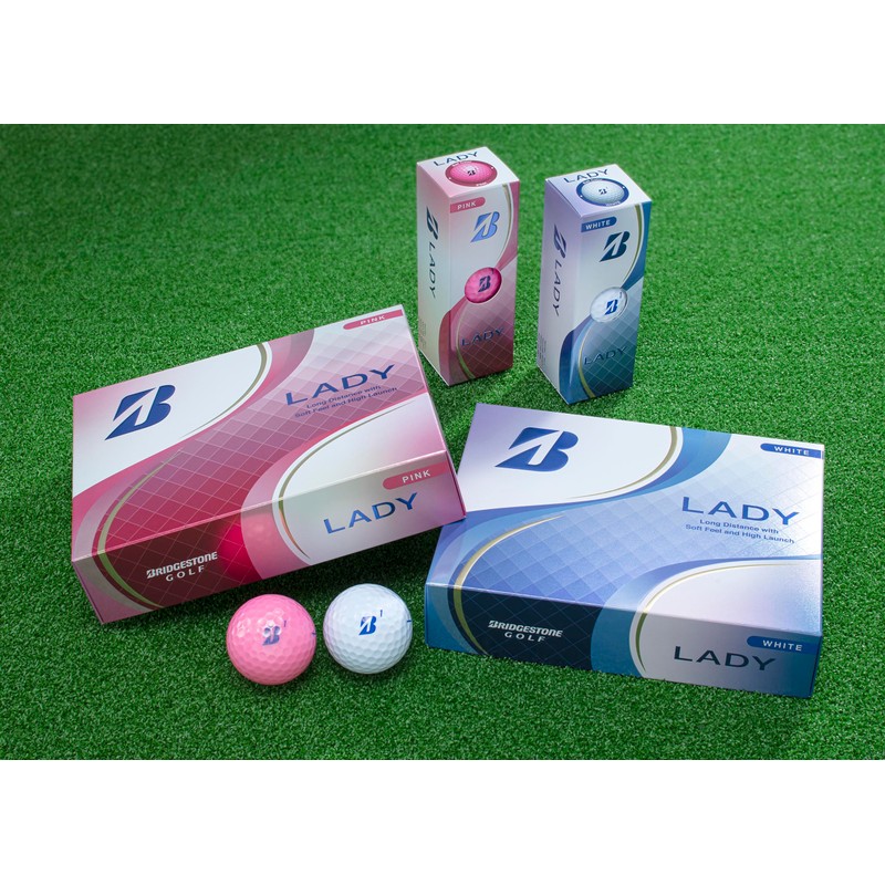 Bridgestone L5WXJ Golf Balls, LADY 2025 Model, 12 Balls, White