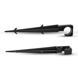 DOJA Barcelona Hose Anchor Irrigation Pack of 50 16-20 mm Diameter Garden Hose Holder Garden Hose Anchor Ground Pegs Plastic Pipe Holder for Drip Hose, Irrigation Hose