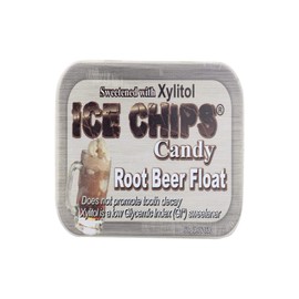 Ice Chips Root Beer Float with Xylitol Mints Hard Candy, 1.76 Ounce - 6 per case.