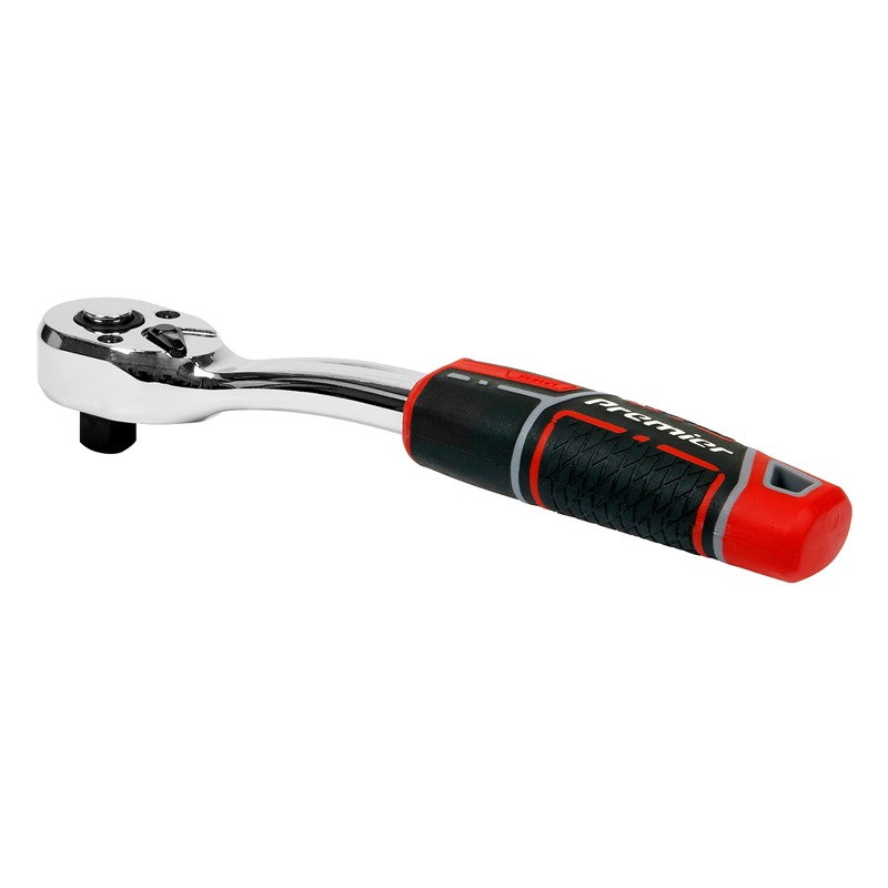 Sealey Premier Pear-Head Offset Ratchet Wrench 3/8" Sq Drive with