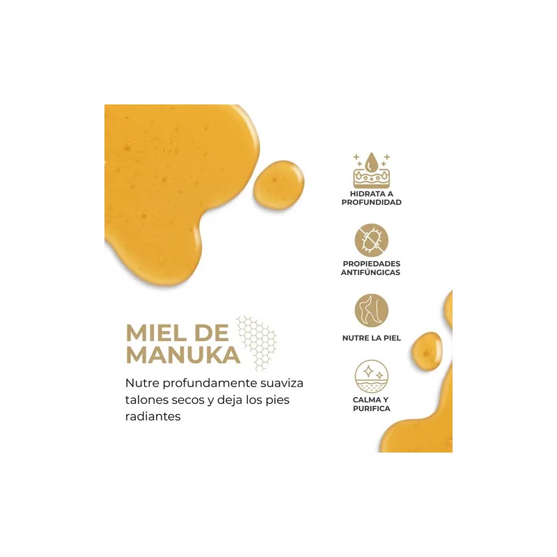 3 Pzs, Mascarilla Exfoliante Pies, Vitamina E, Miel. Mc Life