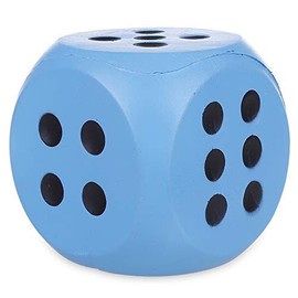 Anboor Squishies Dice Jumbo Slow Rising Scented Super Soft Squeeze Squishy Toys Stress Relief Gift Collection (Blue, 9.5cm)