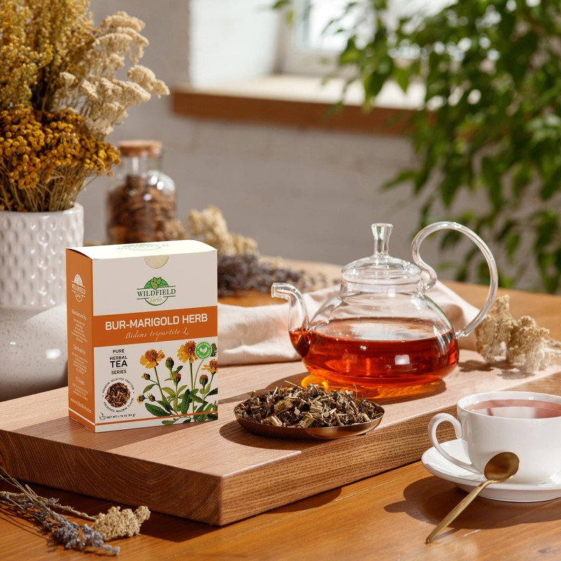 1.8 oz. Dried Marigold Bur Marigold Herb Tea Marygold Tea