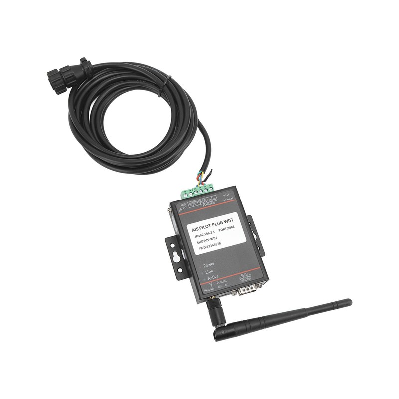 AIS Pilot Plug Cable Connector Aluminum Alloy Housing Strong Signal