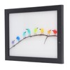 Sea Glass Rainbow Birds Wall Decor Seaglass Colourful Bird Art