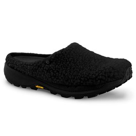 Topo Athletic Men's Lightweight Comfortable 3MM Drop Natural Recovery Shoes, Everyday Wear Slippers, Black/Black, Size 9