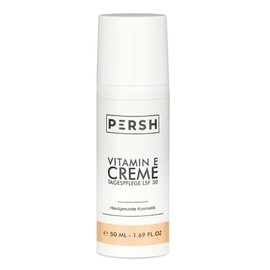 Vitamin E Day Cream SPF 30, 50 ml, Day Cream with Sun Protection Factor, Protects Against UVA, UVB, IR-A and Blue Light Rays, PERSH