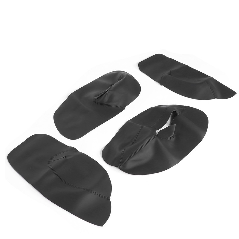Car Door Armrest Cover Microfiber Leather Trim Sticker Fit for