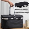 CXAFQ Foldable Shopping Basket, Shopping Bag, Handheld Insulation Bag, 42*28*39CM,