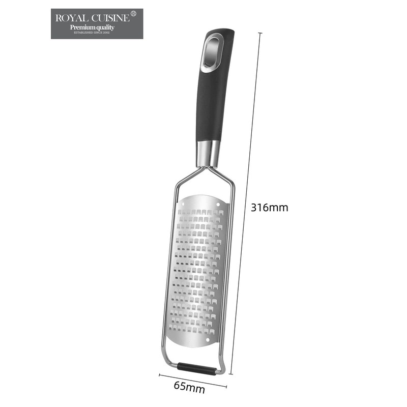 Royal Cuisine Stainless Steel Cheese Grater with Handle & Shredder