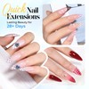 Stiletto Nail Tips and Glue Gel Kit, 120Pcs Pre-etched Pointed