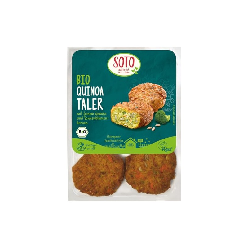SOTO Organic Quinoa Taler (6 x 195 g)
