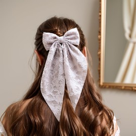 Elegant Hair Bows for Girls & Women - Stylish Hair Clips & Barrettes | Pink Bows for Girls, Hair Accessories for Women, Perfect for Everyday or Special Occasions