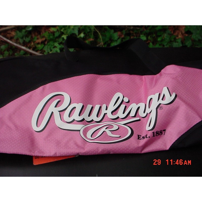 Rawlings Pink Baseball Equipment Bag Baseball Bat & Accessories 36x6.5x10