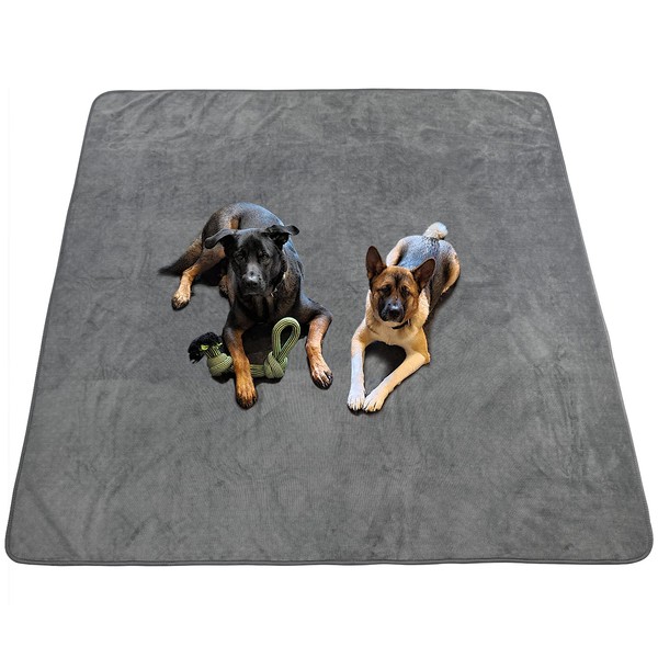 Dog Pee Pad Washable - Extra Large Instant Absorb Thicker Training Pads Non-Slip Pet Playpen Mat Waterproof Reusable Floor Mat Ideal for Puppy Senior Dog Whelping Incontinence Housebreaking (65“x48)