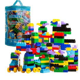 Dimple Large Building Blocks for Toddlers/Kids Stackable, Multi-Colored, Inte...