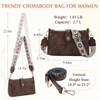 Crossbody Bag Purse for Women,Vaschy Fashion Soft Vegan Leather Small